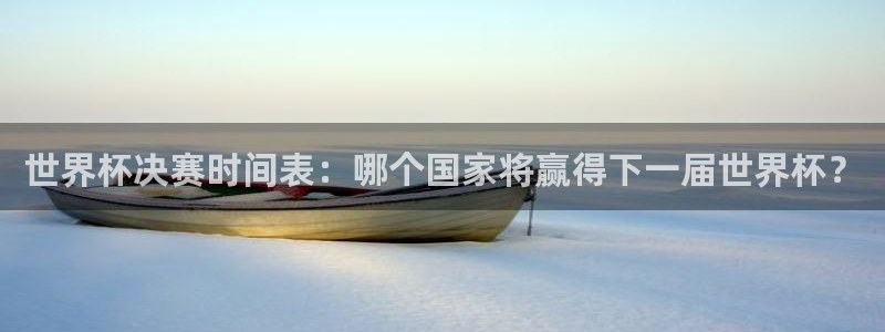 世界杯对阵图2026：世界杯决赛时间表：哪个国家将赢得下一届世界杯？